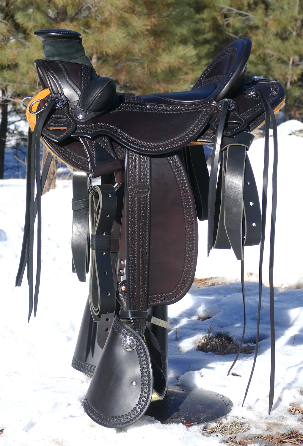 Out West Saddlery Stock Saddle