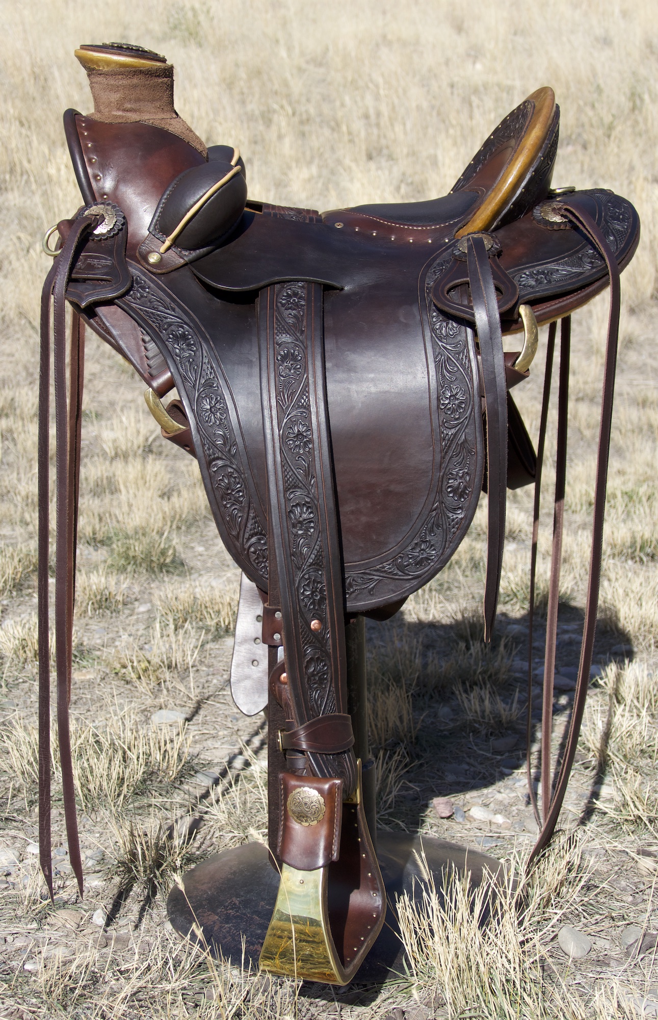 #109 Custom Out West Saddlery Saddle