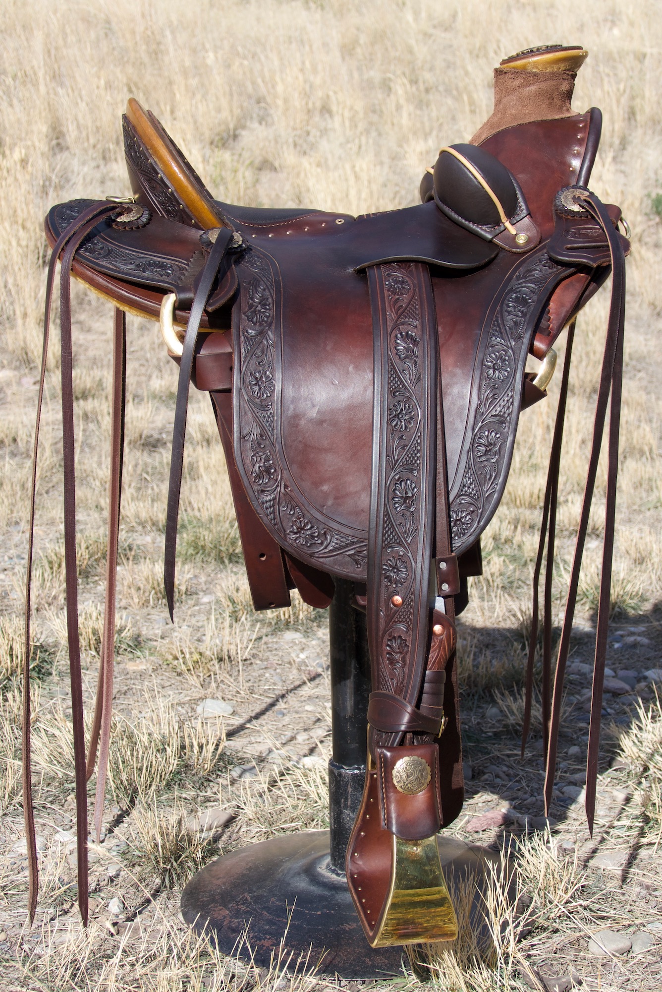 #109 Custom Out West Saddlery Saddle