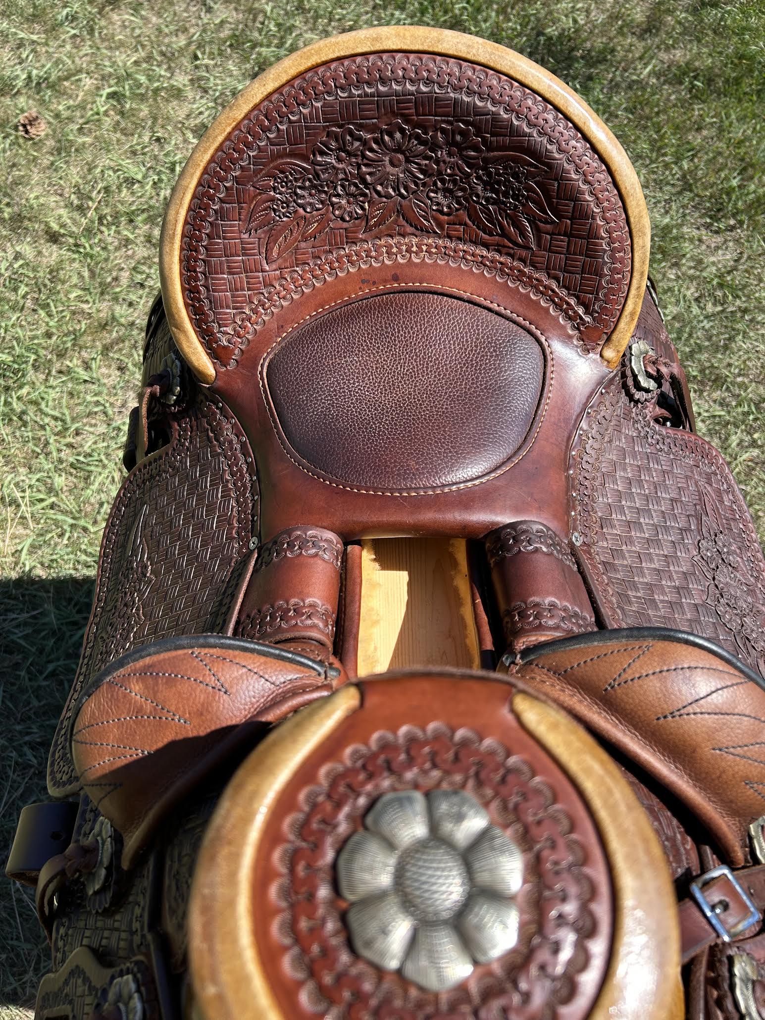 #68 Used Custom Wade Saddle For Sale 6