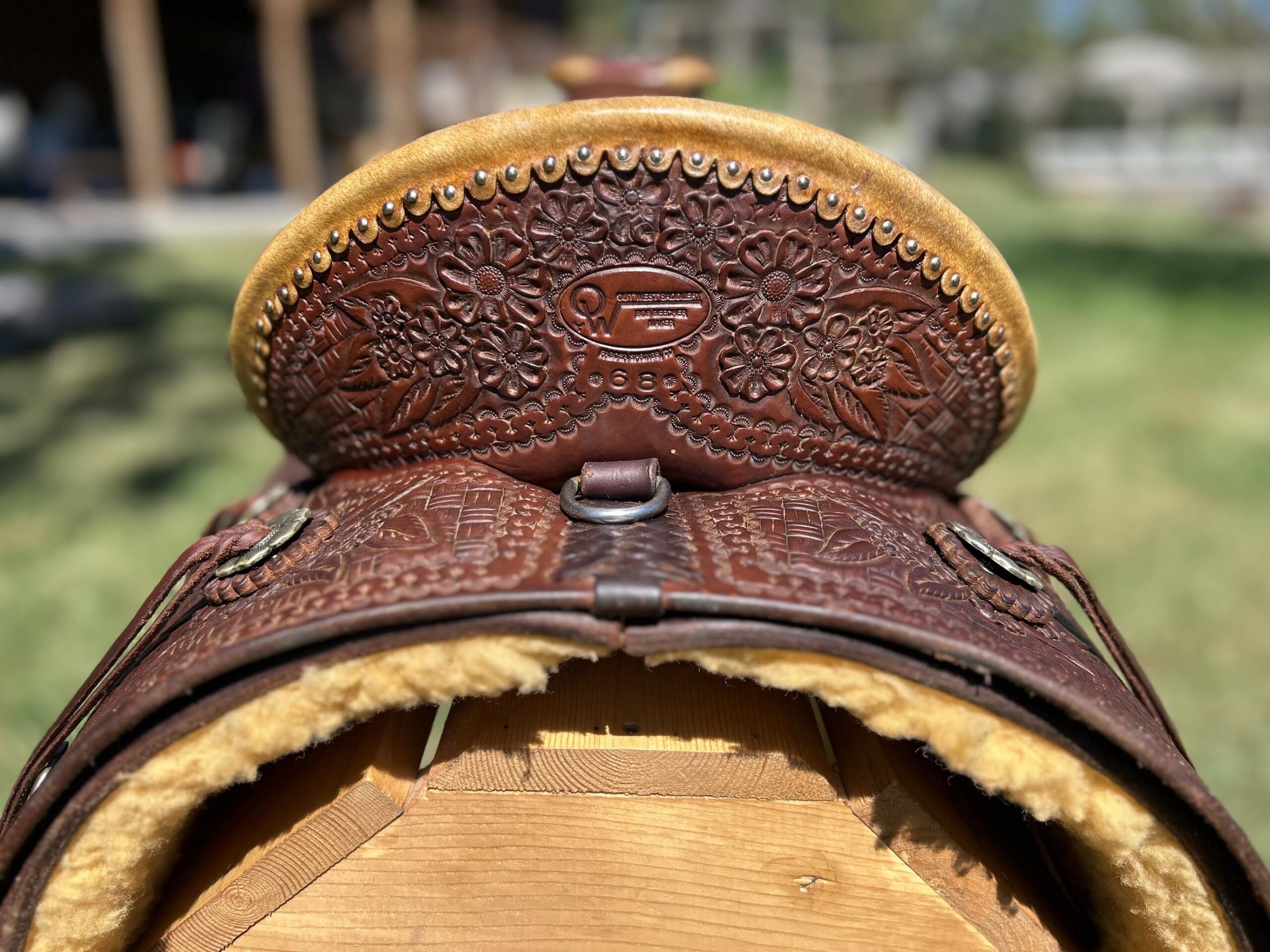 #68 Used Custom Wade Saddle For Sale 5