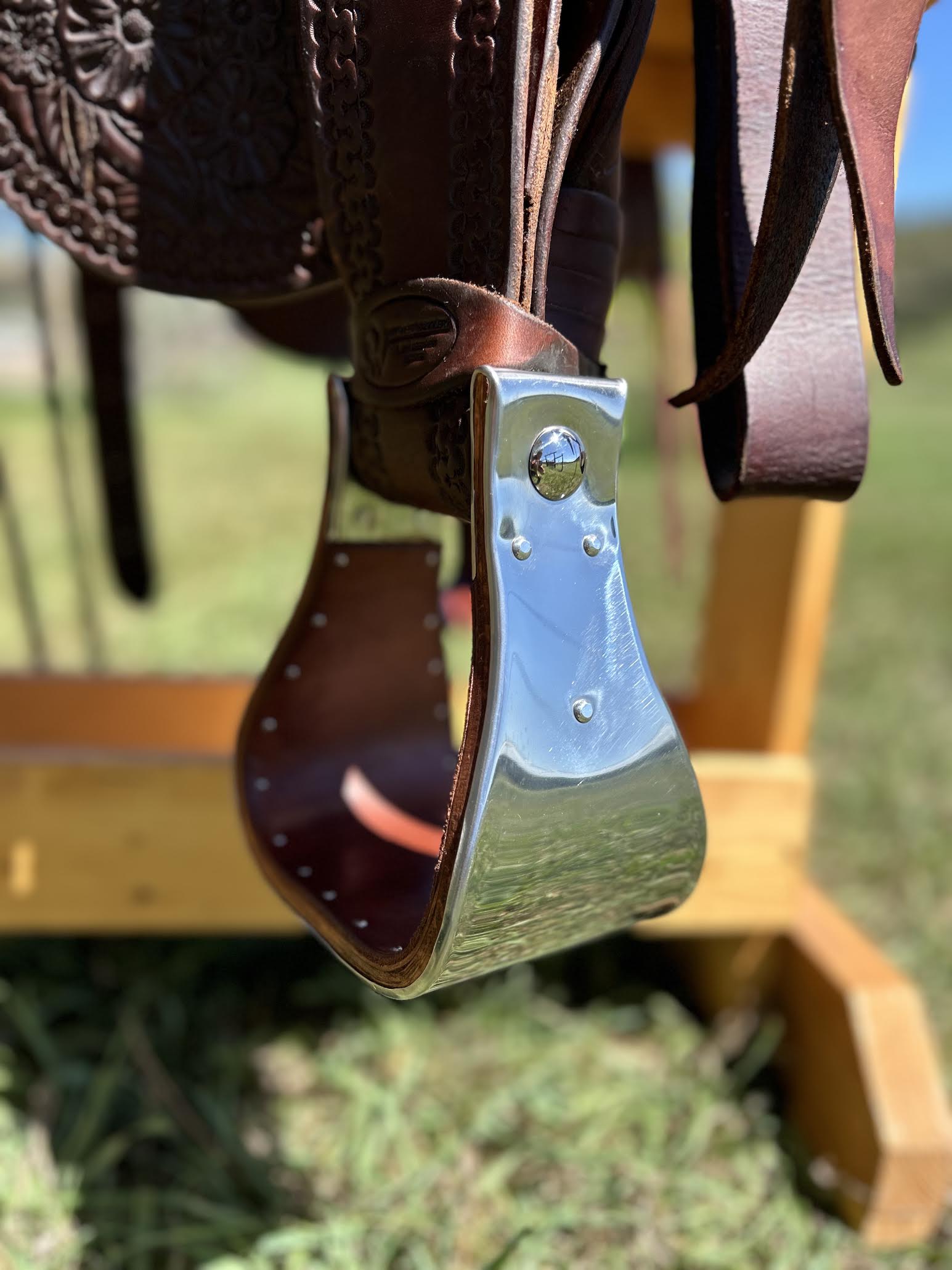 #68 Used Custom Wade Saddle For Sale 9
